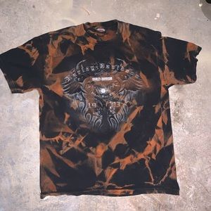 Harley Davidson Vintage Acid Wash Shirt size L